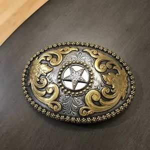 Nocona Star Belt Buckle